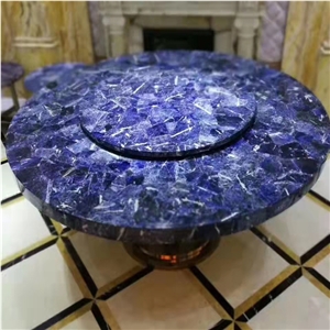 Beautiful Agate Onyx Round Coffee Table Gemstone Table Top