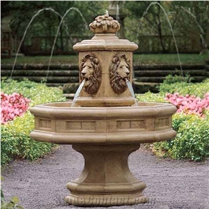 Custom Marble Stone Fountains For Villa Garden Decoration