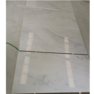 Custom Natural Stone Oriental White Marble Slab Floor Tiles