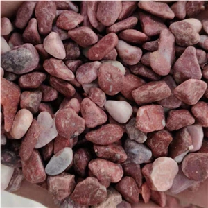 Hot Sale  Walkway Red Pebble Stone Crushed Chips 