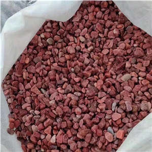 Hot Sale  Walkway Red Pebble Stone Crushed Chips 