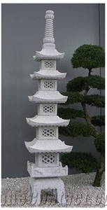 New Design Of Carving Garden Japanese Granite Lanterns