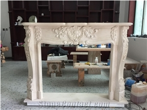 New Designs White Marble Fireplace White Marble Fireplace