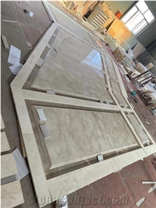 New Mid European Beige Marble Wall Tiles For Church