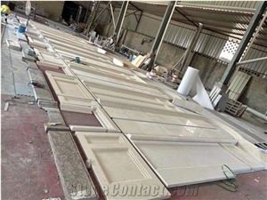 New Mid European Beige Marble Wall Tiles For Church