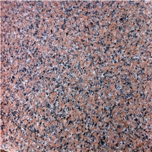 Pink Granite Chinese Red Stone Customized Surface Color