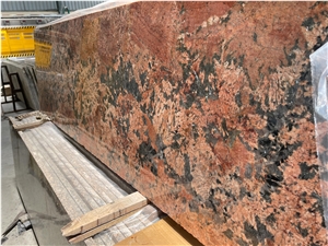 Alaska Red Granite Slabs