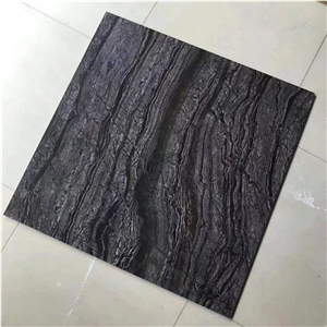 Black Zebra Black Forest Wooden Vein Ceramic Tiles