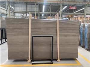 Athens Wood Marble Chinese Wooden Vein Marble Slabs