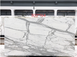 Calacatta White Italy Marble Big Slabs Stock Good Price