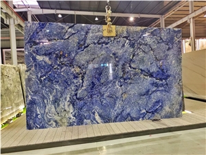 Fantasy Blue Natural Chinese Quartize Slabs Wall Panels Tile