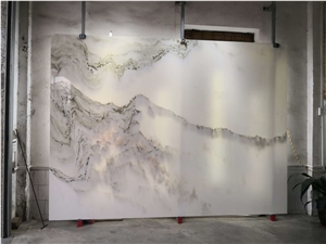 Landscape Marble Slabs For Wall Background Design