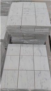 White Marble Square Mosaic For The Floor