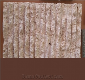 Brushed- Combed Dominican White Coral Stone Finished 3