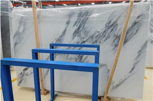 Italy White Marble Gangsaw Slabs
