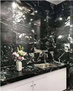 Black Titanium Granite Kitchen Countertops 