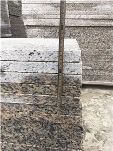 China Tiger Red Skin Granite Slabs Tiles Cut-To-Size