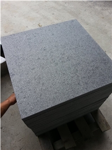 G684 China Black Granite Polished Flamed Tiles