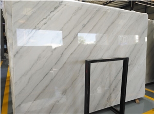 Guangxi White Marble Cheap Slab Tiles For Vanitytop Table Set
