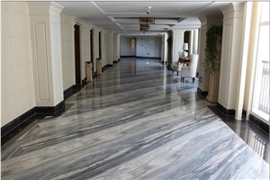 Palissandro Blue Marble Slab Tiles Hotel Apartment Design