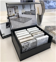 Engineered Stone Granite Sample Table Display Box
