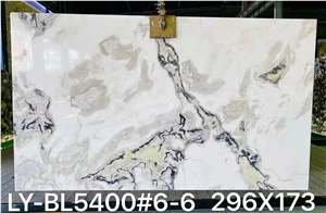 Cream Picasso White Marble Countertop Hotel Table Tops