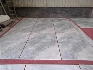 China Yobo Grey Marble Polished Floor Tiles