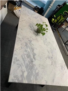 Italy Van Gogh Grey Marble Polished Kitchen Countertops