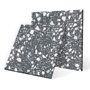Grey & White Terrazzo Slab Kitchen Floor Tile