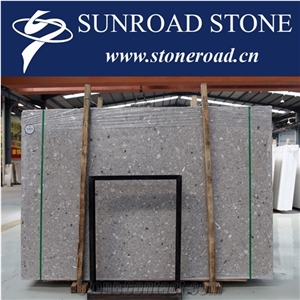 Inorganic Artificial Stone Terrazzo Slab Terrazzo Floor Tile