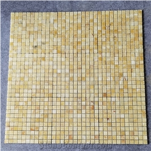 Honey Onyx Mini-Square Mosaic Tile