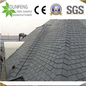 Erosion Resistance Antacid China Black Slate Roofing Tiles