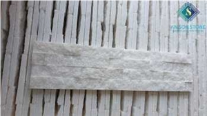 5 Lines Super White Wall Cladding Stone