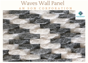 Top Stone Waves Wall Cladding Panel