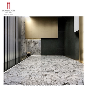 White Marble Look Tiles 1600*3200Mm Sintered Stone Tile