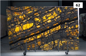 Yellow Picasso Onyx Slabs