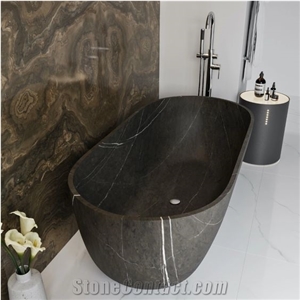 Attractive Factory Offer Artificial Resin Pietra Marble Bath Tub