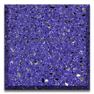 Purple Cement Terrazzo Slabs Terrazzo Tiles