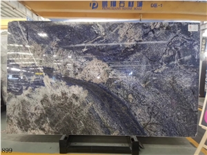 Dream Sapphire Blue Granite Slab Tile In China Stone Market