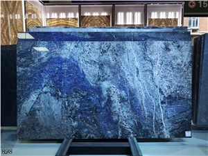 Dream Sapphire Granite Blue Slab Tile In China Stone Market