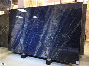 Dream Sapphire Granite Blue Slab Tile In China Stone Market