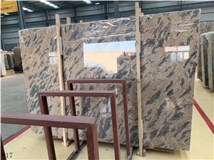 Philippines Apollo Grey Marble Tiger Gold Mocca Gold Slab