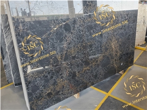 Black & Gold And Abstract Golden Marble