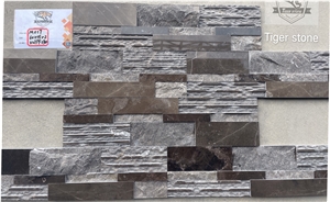 Coffe Brown Stacked Stone