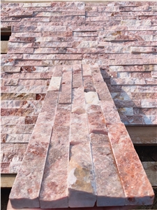 Espacato Dragon Red Marble Wall Cladding Panels