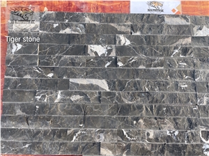 Silver Dragon Marble Stacked Stone Panel