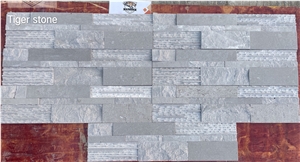Stacked Grey Marble Wall Cladding Panels,Wall Cladding Veneer