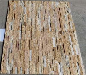 Wooden-Design Sandstone Veneer