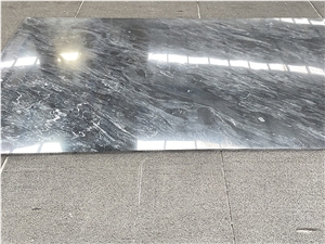 Grey Blue Marble Honeycomb Panel For Wall Background