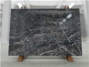 Dark Gary Quartzite Slab For Wall Or Floor Applicaion